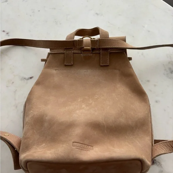 Parker Clay Abby Leather Backpack, sand (no longer available in this color) - Picture 4 of 8